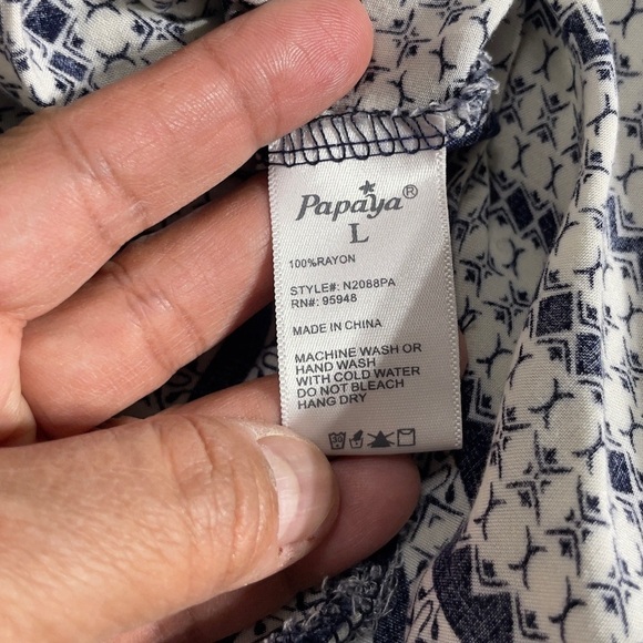 PAPAYA WOMEN'S SUMMER BLOUSE SIZE M - Picture 9 of 11